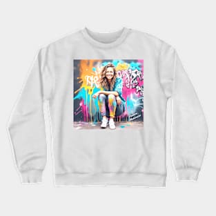 Smiling Artist Crewneck Sweatshirt